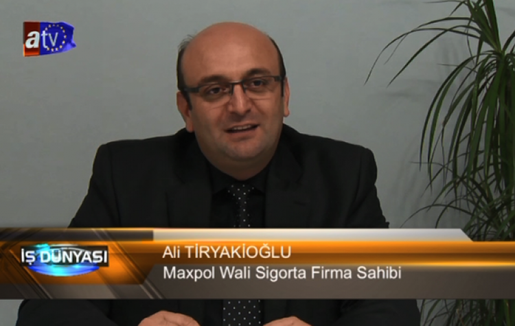 Video ; Ali TİRYAKİOĞLU / 20 yılı aşkın iş tecrübesi